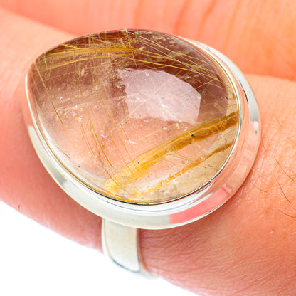 Rutilated Quartz Rings handcrafted by Ana Silver Co - RING65069
