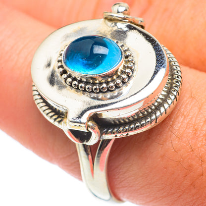 Blue Fluorite Rings handcrafted by Ana Silver Co - RING65077