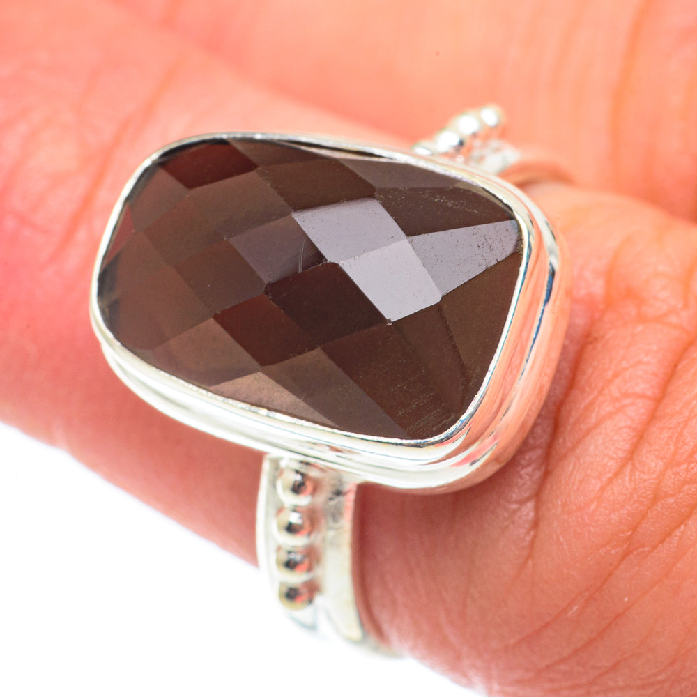 Smoky Quartz Rings handcrafted by Ana Silver Co - RING65081