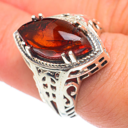 Baltic Amber Rings handcrafted by Ana Silver Co - RING65083