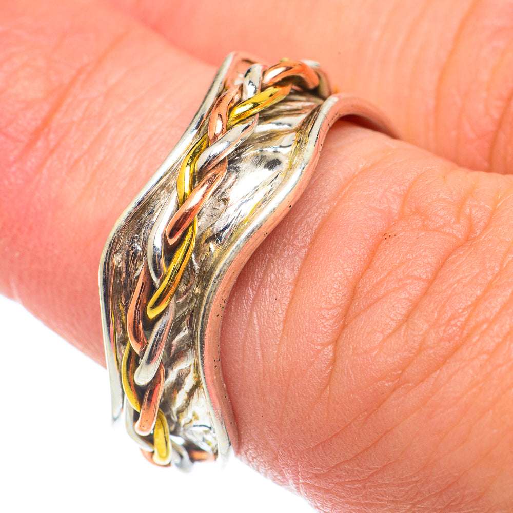 Meditation Spinner Rings handcrafted by Ana Silver Co - RING65086