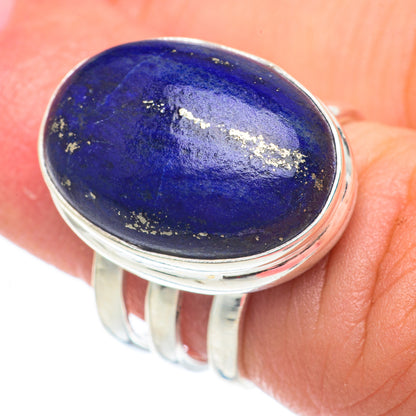 Lapis Lazuli Rings handcrafted by Ana Silver Co - RING65092