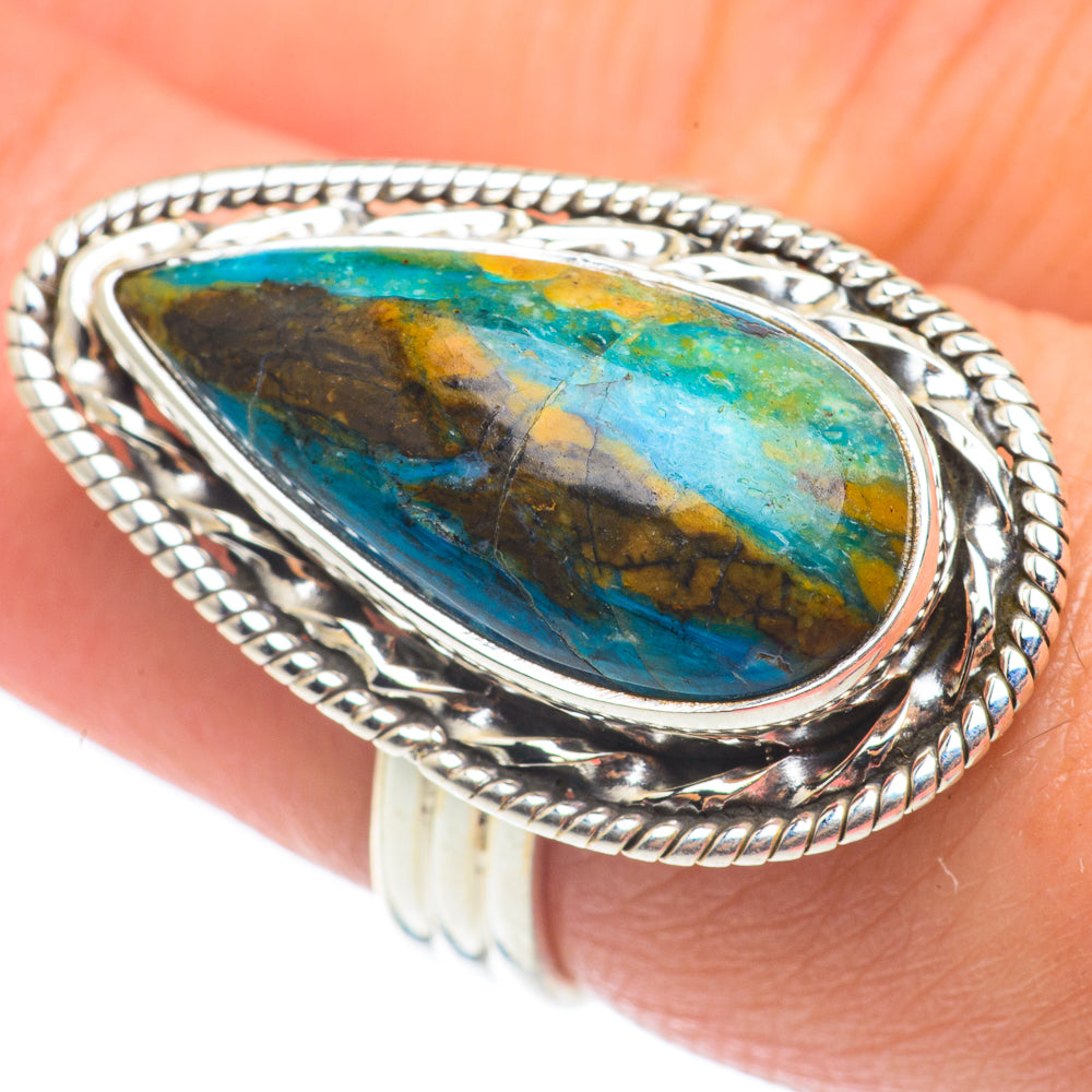 Peruvian Opal Rings handcrafted by Ana Silver Co - RING65093