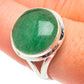 Green Aventurine Rings handcrafted by Ana Silver Co - RING65095