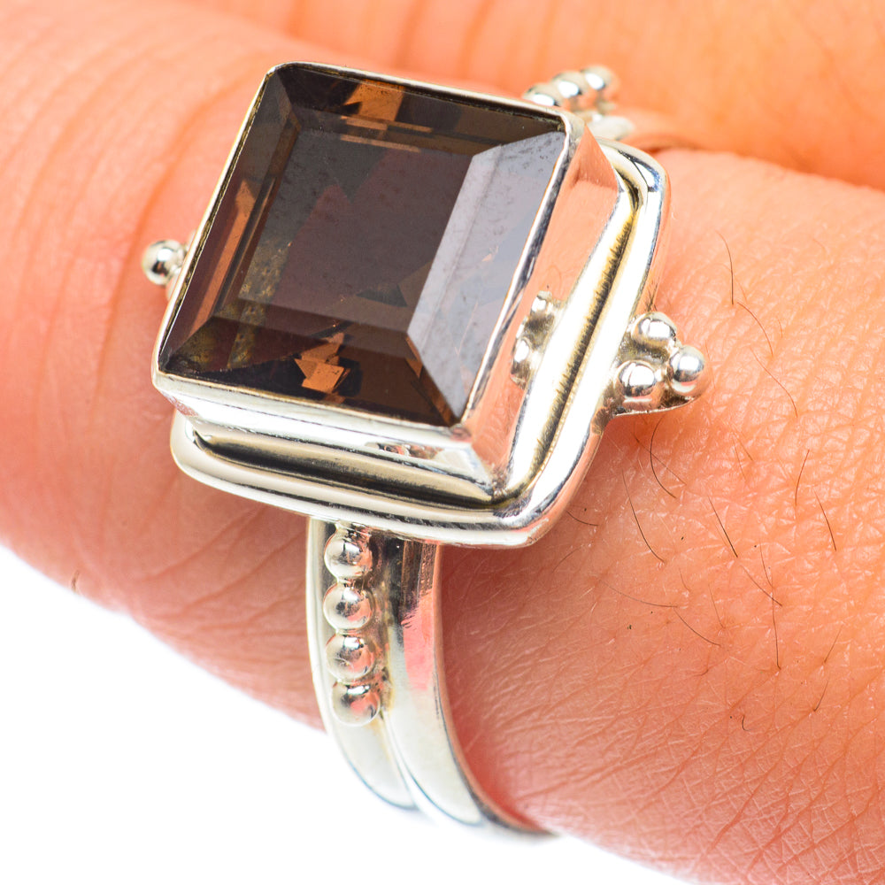 Smoky Quartz Rings handcrafted by Ana Silver Co - RING65098