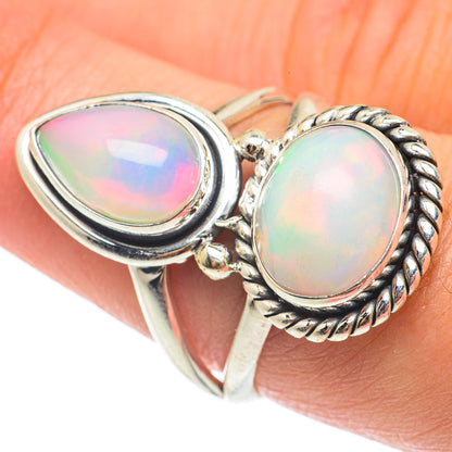 Ethiopian Opal Rings handcrafted by Ana Silver Co - RING65108