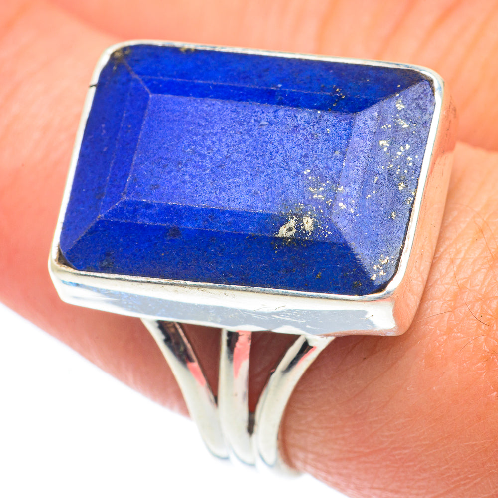 Lapis Lazuli Rings handcrafted by Ana Silver Co - RING65111