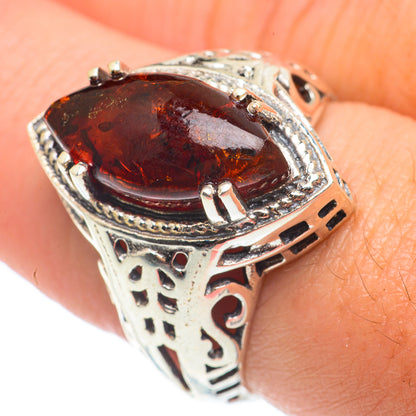 Baltic Amber Rings handcrafted by Ana Silver Co - RING65118