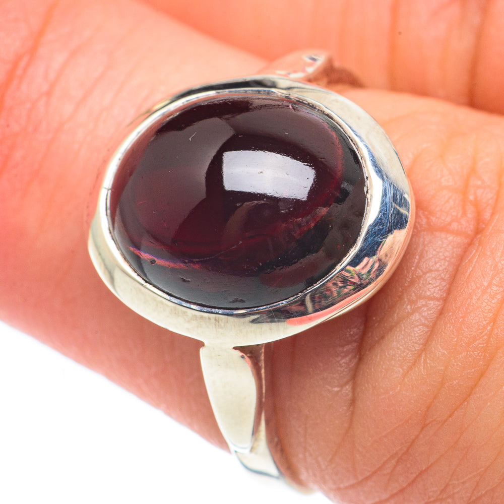 Garnet Rings handcrafted by Ana Silver Co - RING65120