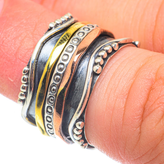 Meditation Spinner Rings handcrafted by Ana Silver Co - RING65121