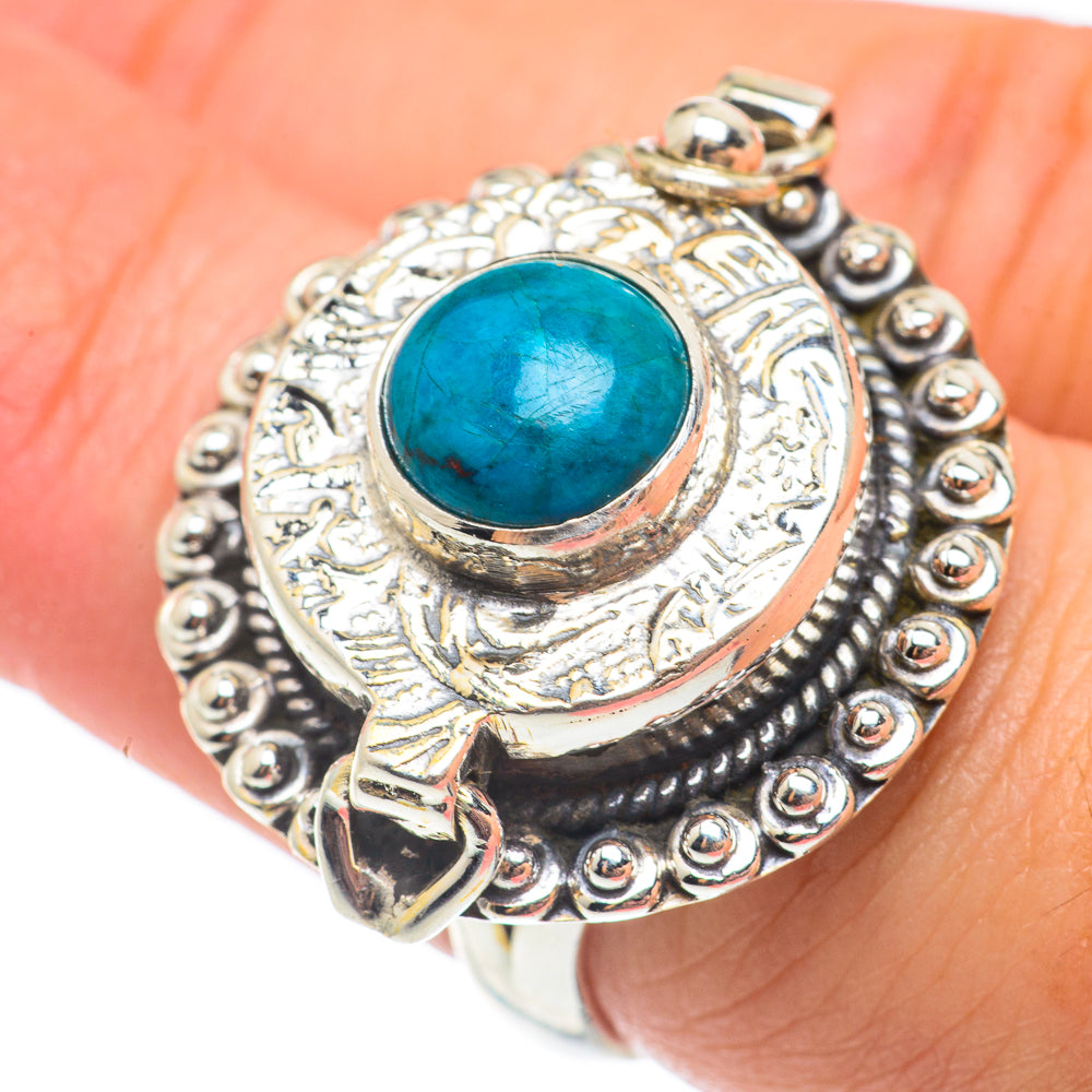 Chrysocolla Rings handcrafted by Ana Silver Co - RING65124