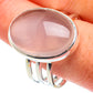Rose Quartz Rings handcrafted by Ana Silver Co - RING65132