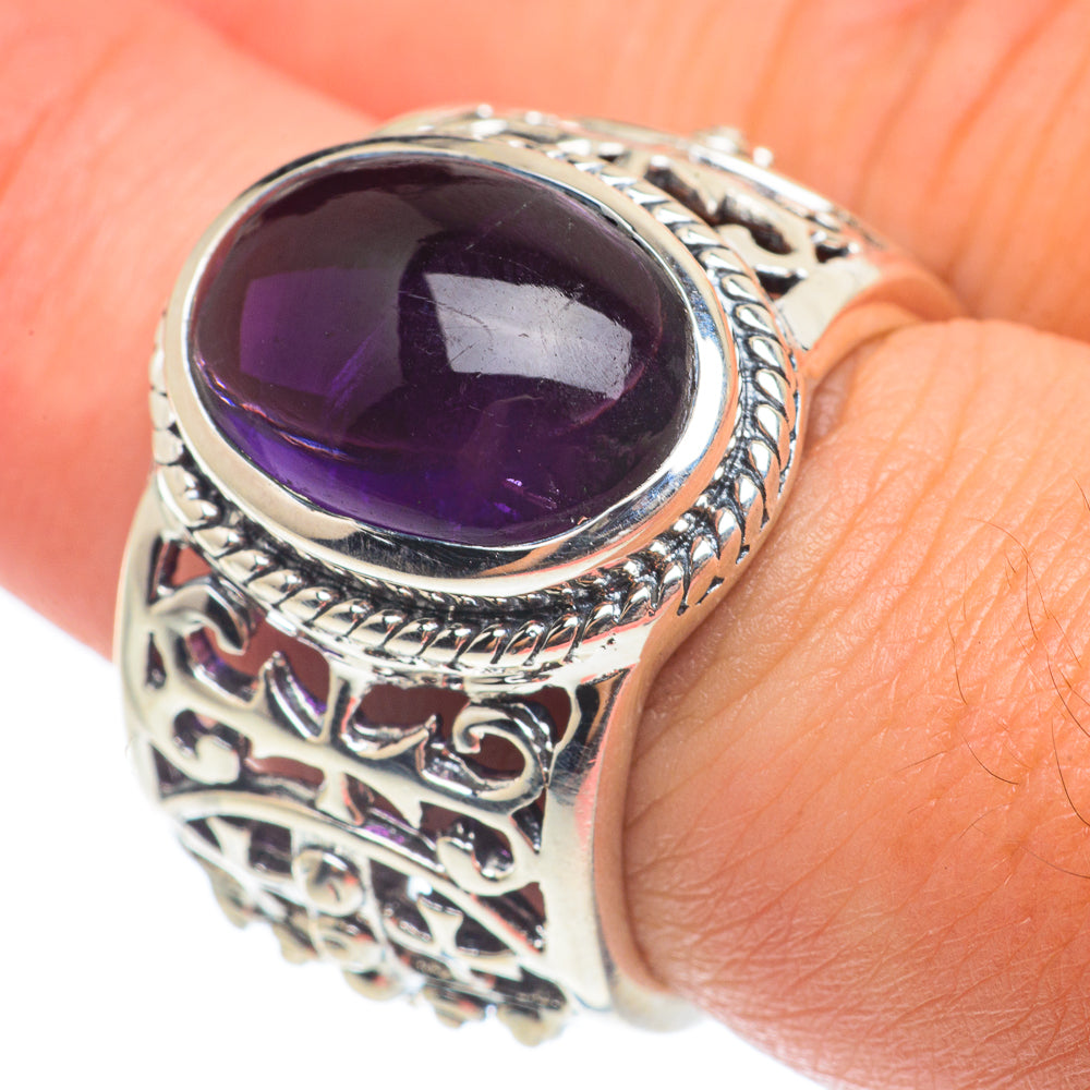 Amethyst Rings handcrafted by Ana Silver Co - RING65134