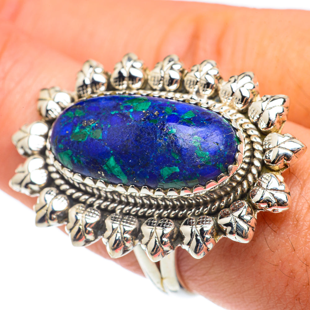 Azurite Rings handcrafted by Ana Silver Co - RING65143