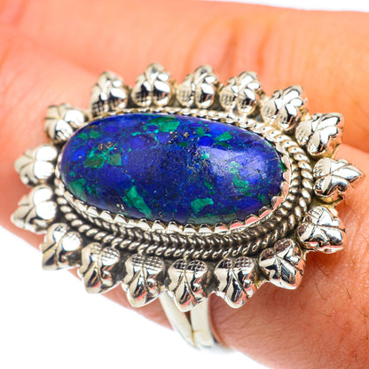 Azurite Rings handcrafted by Ana Silver Co - RING65143