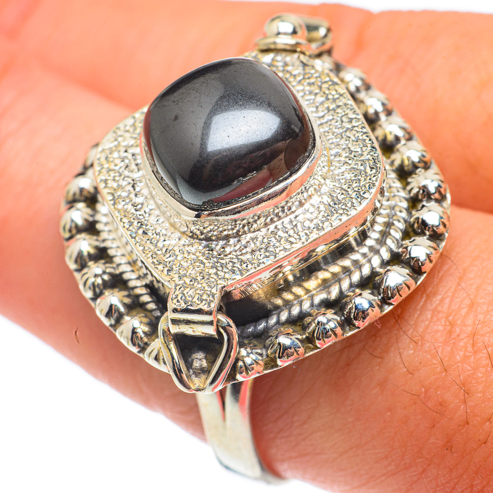 Hematite Rings handcrafted by Ana Silver Co - RING65146