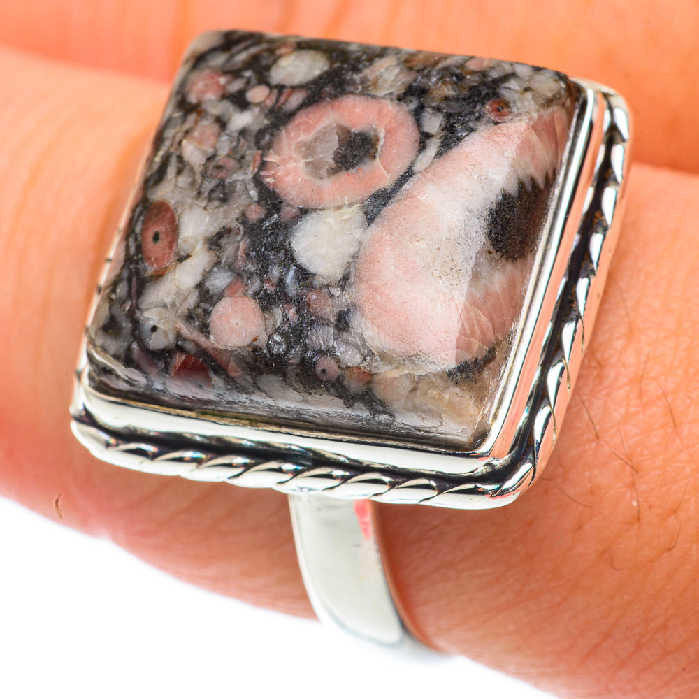 Crinoid Fossil Rings handcrafted by Ana Silver Co - RING65157