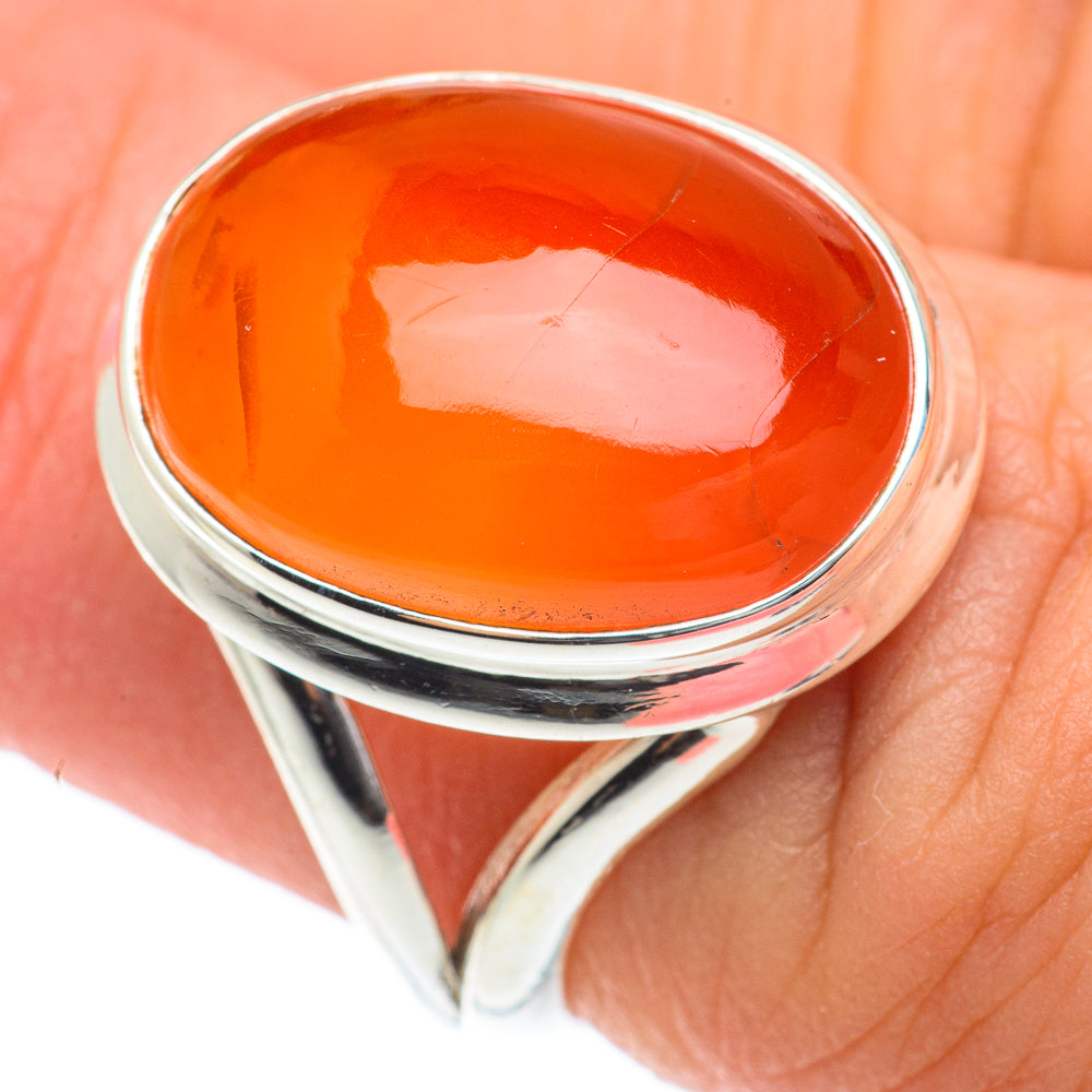 Carnelian Rings handcrafted by Ana Silver Co - RING65159
