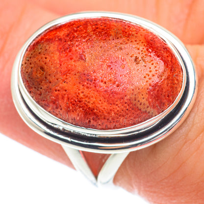Sponge Coral Rings handcrafted by Ana Silver Co - RING65160