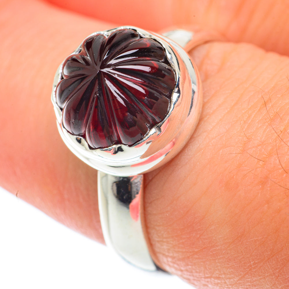Garnet Rings handcrafted by Ana Silver Co - RING65164