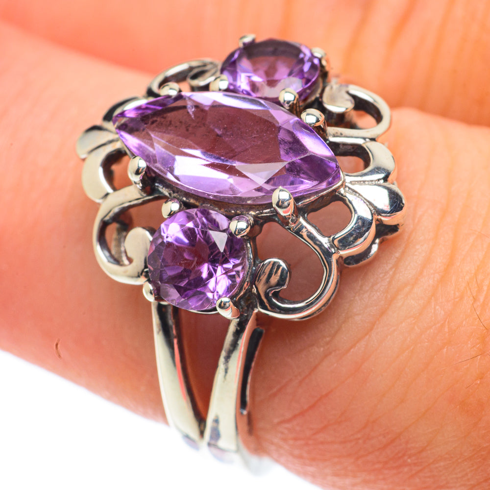 Amethyst Rings handcrafted by Ana Silver Co - RING65165