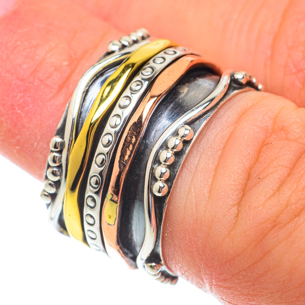 Meditation Spinner Rings handcrafted by Ana Silver Co - RING65167