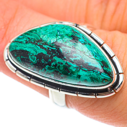 Chrysocolla Rings handcrafted by Ana Silver Co - RING65182