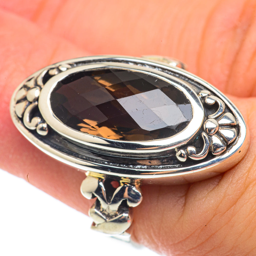Smoky Quartz Rings handcrafted by Ana Silver Co - RING65185