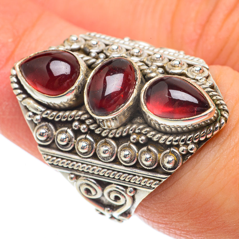 Garnet Rings handcrafted by Ana Silver Co - RING65191