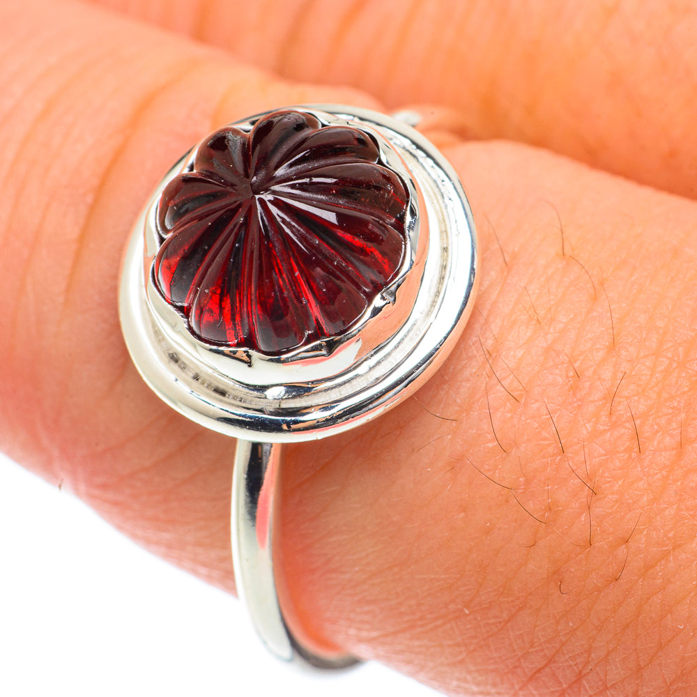 Garnet Rings handcrafted by Ana Silver Co - RING65192
