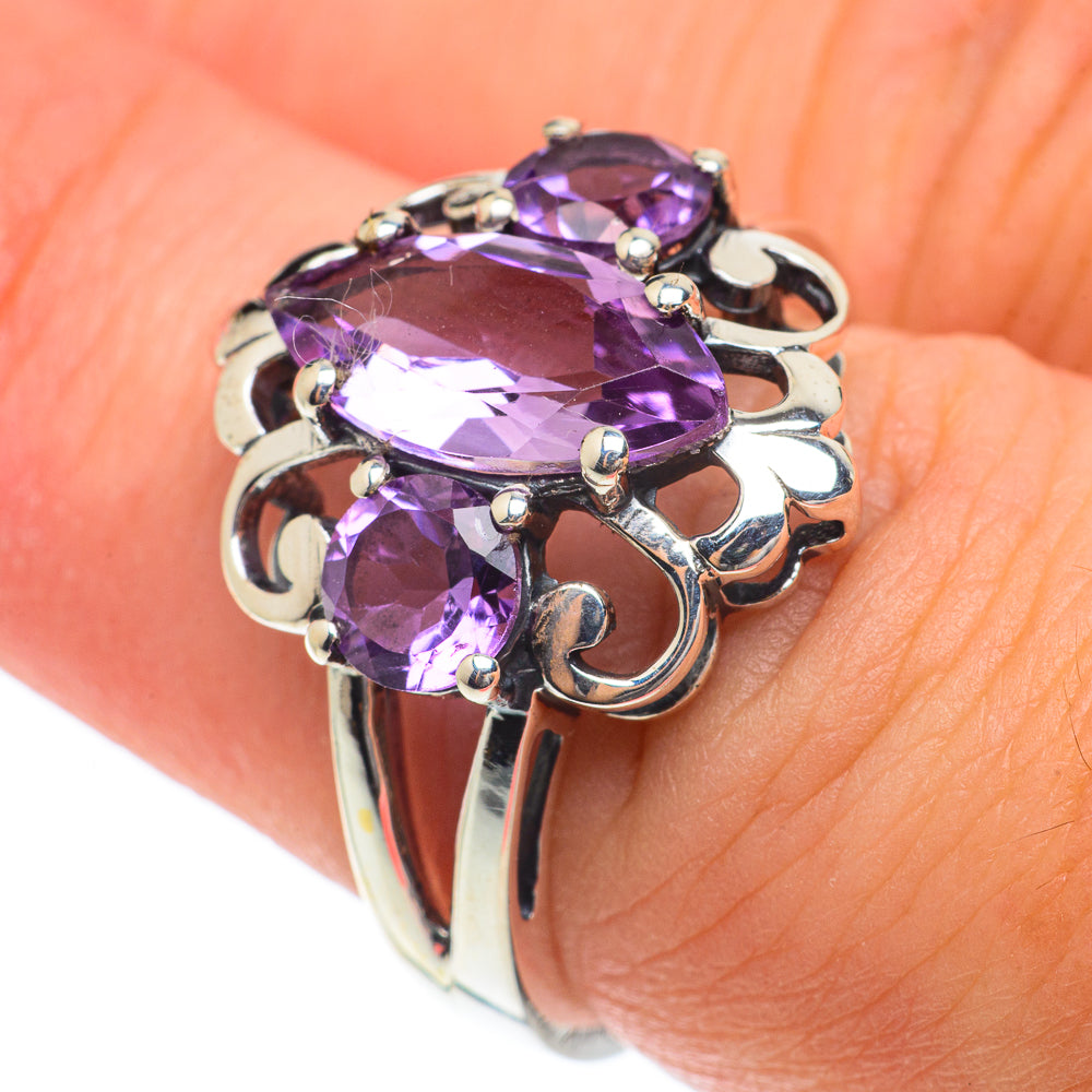 Amethyst Rings handcrafted by Ana Silver Co - RING65193
