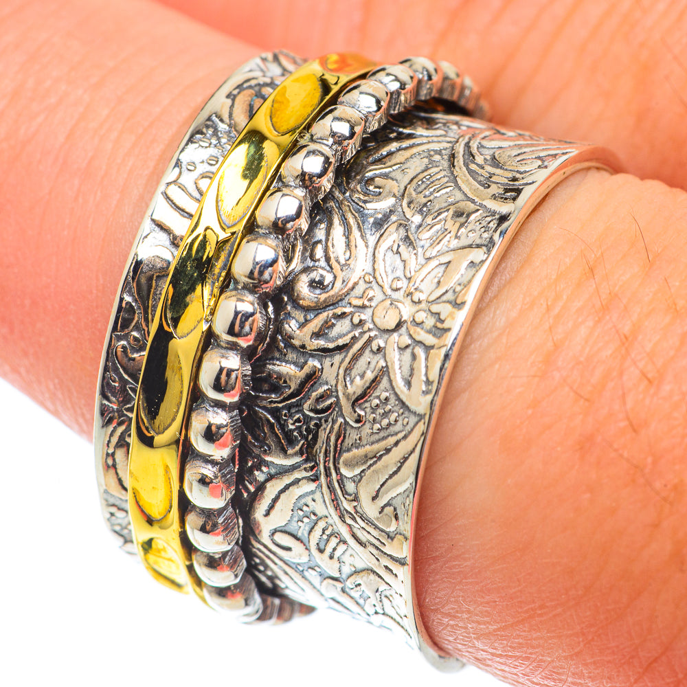 Meditation Spinner Rings handcrafted by Ana Silver Co - RING65195