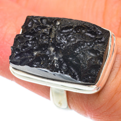 Tektite Rings handcrafted by Ana Silver Co - RING65198