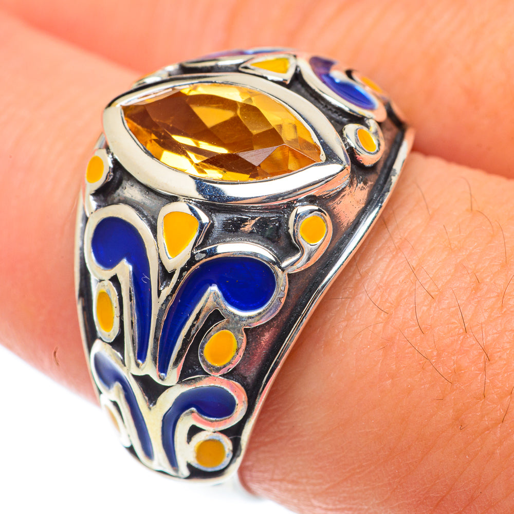 Citrine Rings handcrafted by Ana Silver Co - RING65201