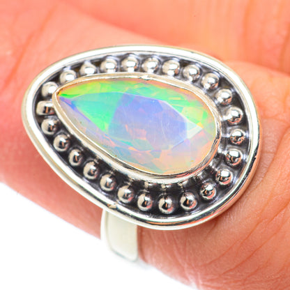 Ethiopian Opal Rings handcrafted by Ana Silver Co - RING65203