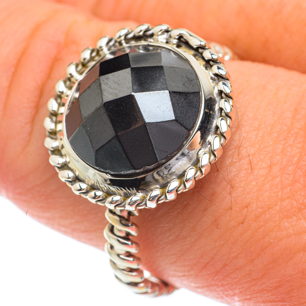 Hematite Rings handcrafted by Ana Silver Co - RING65207