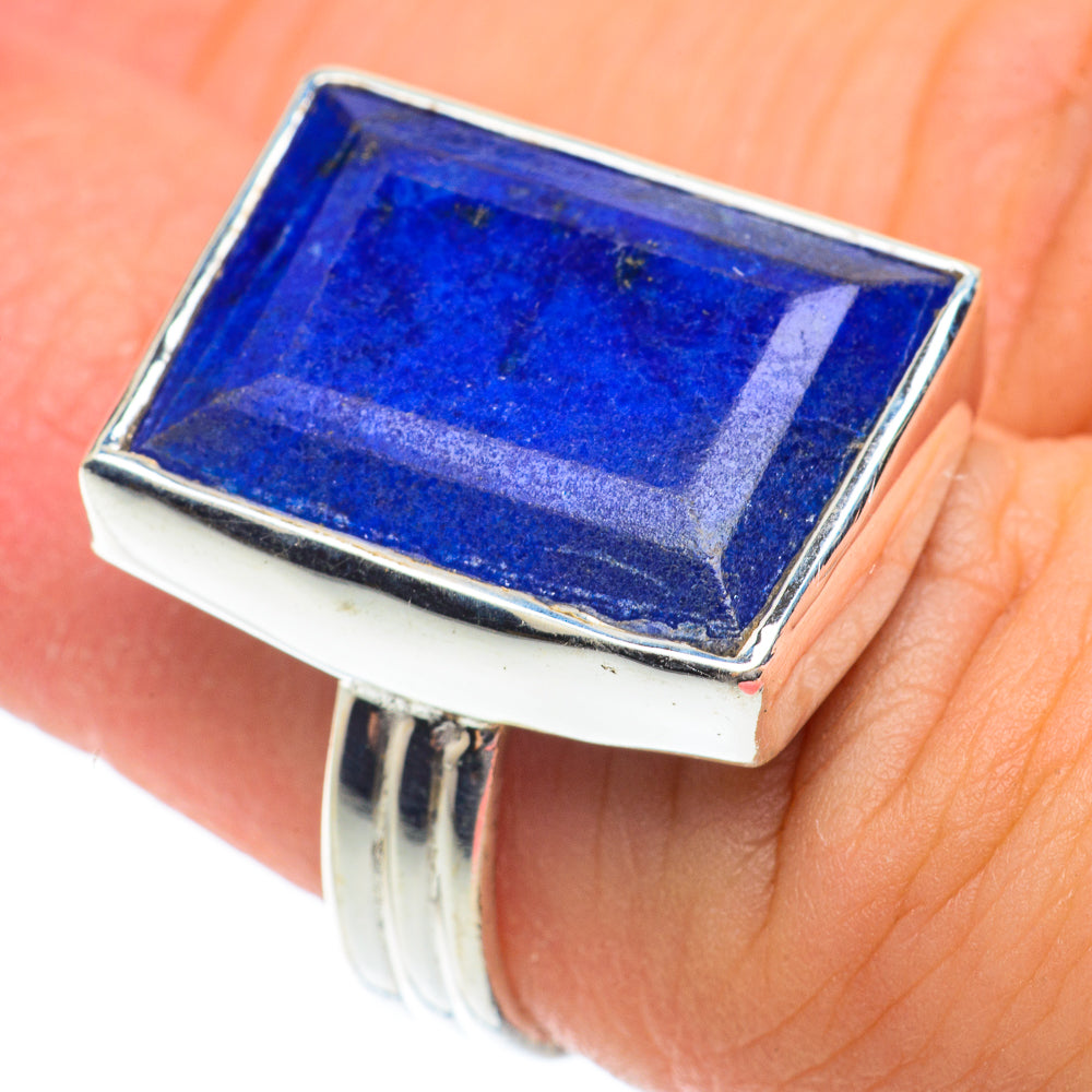 Lapis Lazuli Rings handcrafted by Ana Silver Co - RING65208