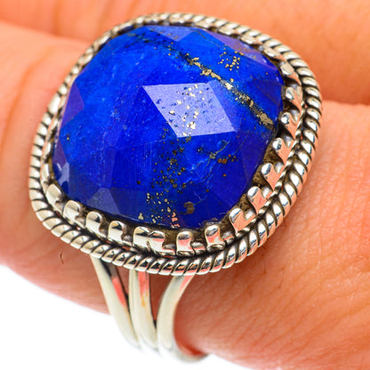Lapis Lazuli Rings handcrafted by Ana Silver Co - RING65210