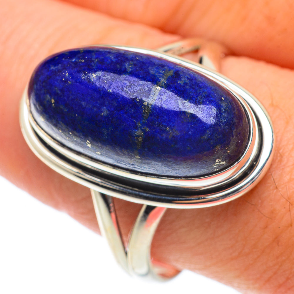 Lapis Lazuli Rings handcrafted by Ana Silver Co - RING65211