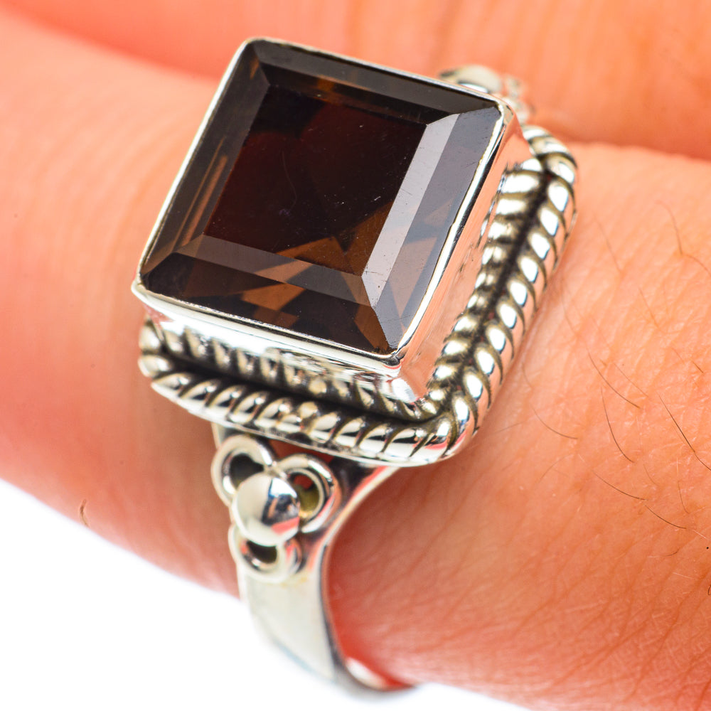 Smoky Quartz Rings handcrafted by Ana Silver Co - RING65216
