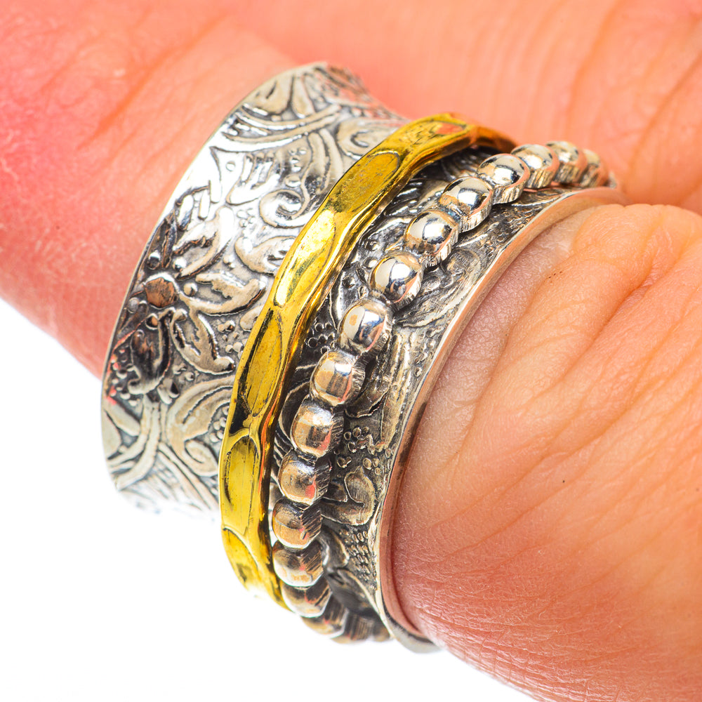 Meditation Spinner Rings handcrafted by Ana Silver Co - RING65223