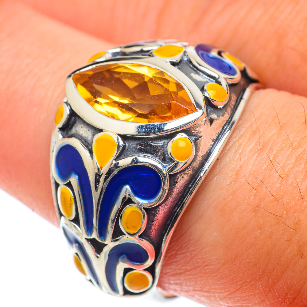 Citrine Rings handcrafted by Ana Silver Co - RING65230
