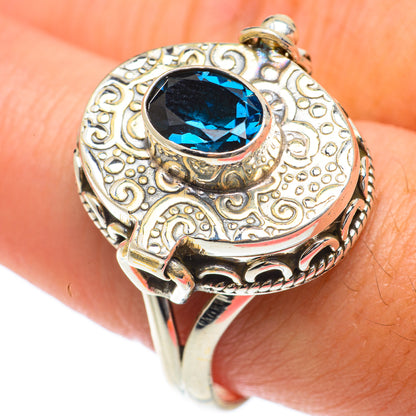 London Blue Topaz Rings handcrafted by Ana Silver Co - RING65235