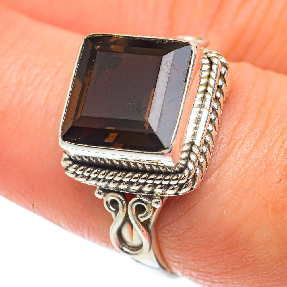 Smoky Quartz Rings handcrafted by Ana Silver Co - RING65242