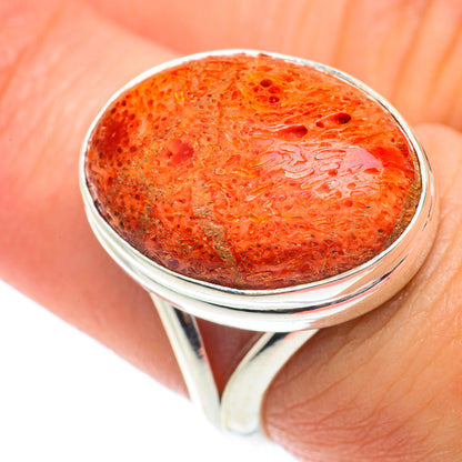 Sponge Coral Rings handcrafted by Ana Silver Co - RING65244