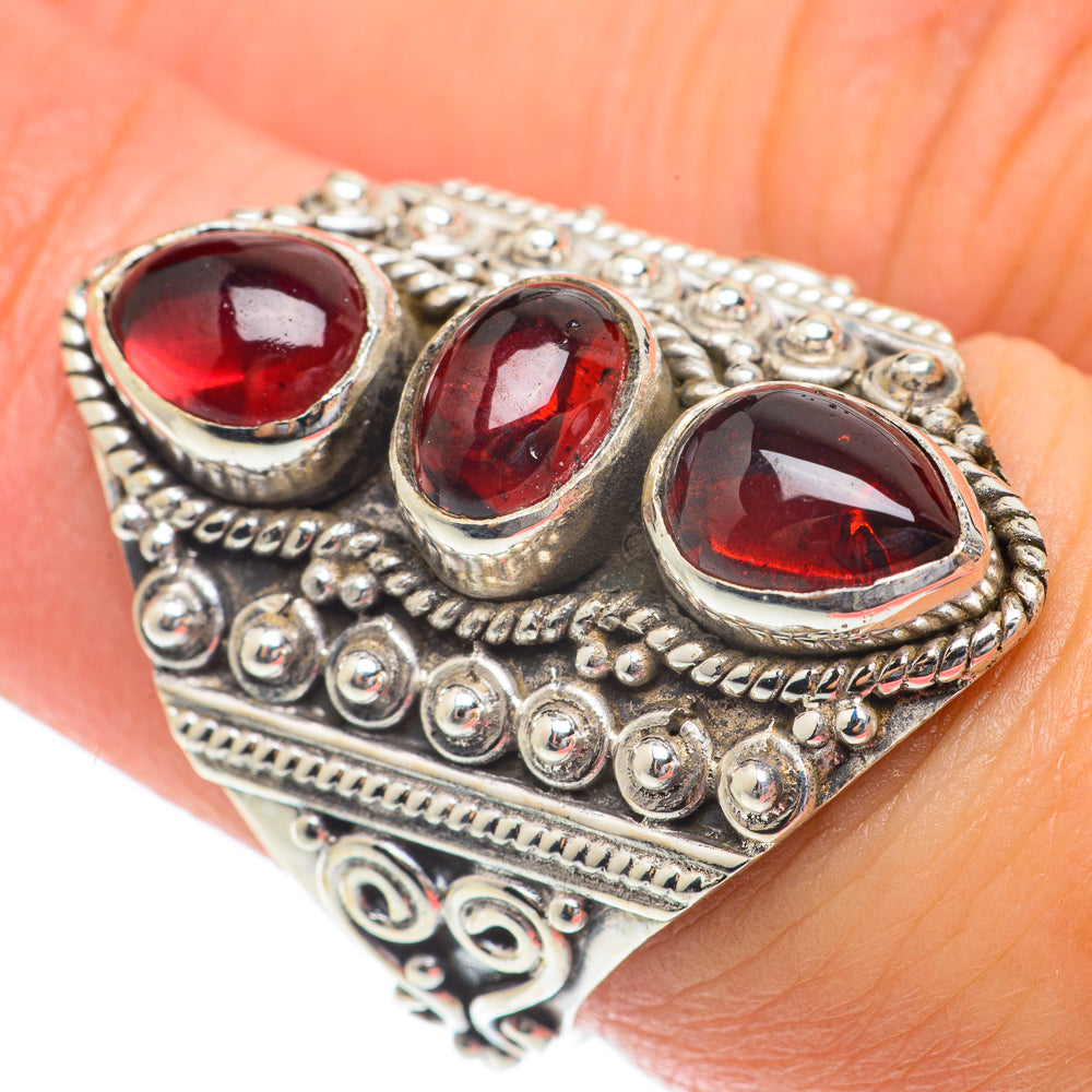 Garnet Rings handcrafted by Ana Silver Co - RING65248