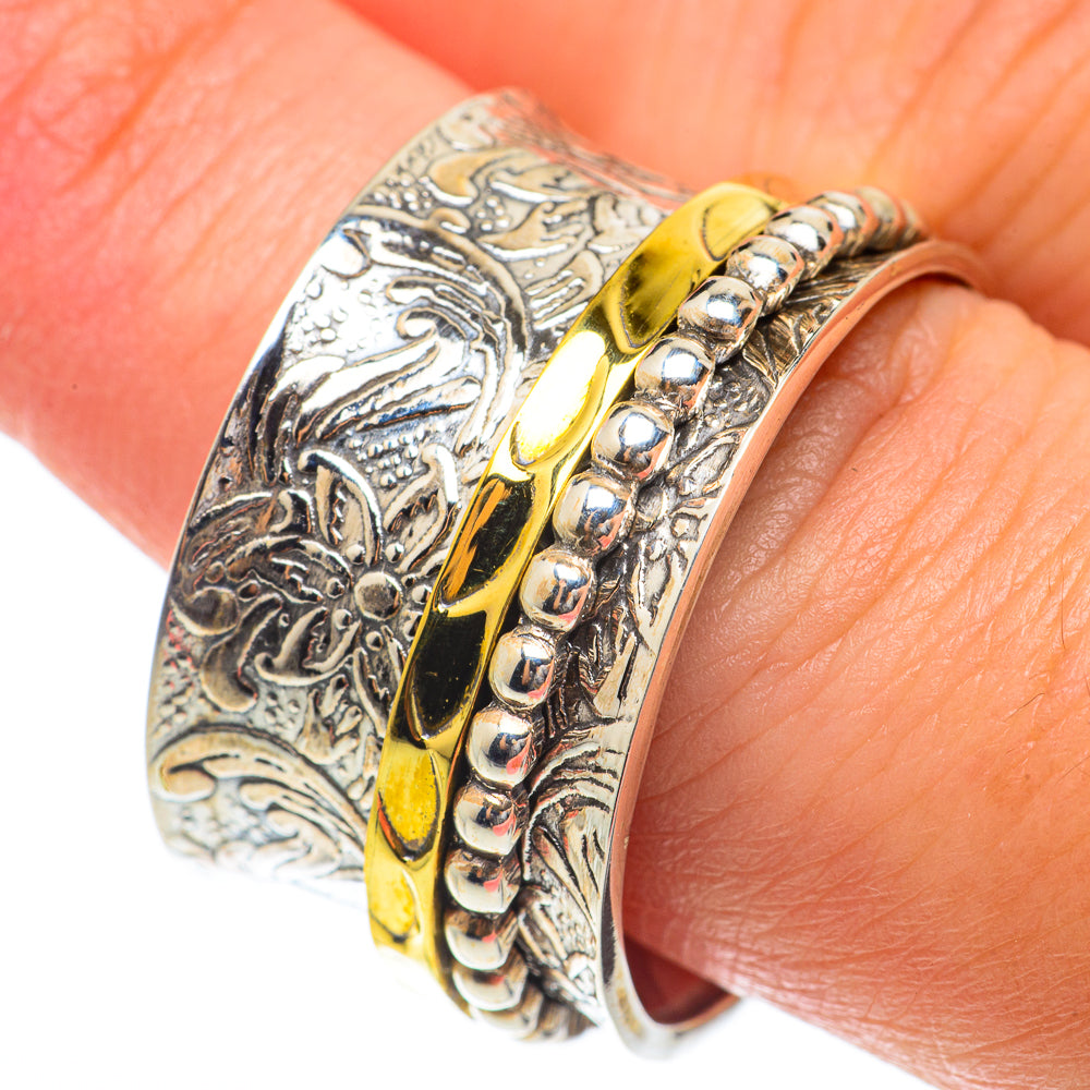 Meditation Spinner Rings handcrafted by Ana Silver Co - RING65249