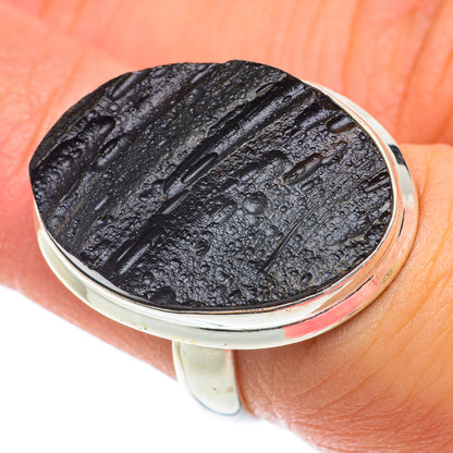 Tektite Rings handcrafted by Ana Silver Co - RING65252