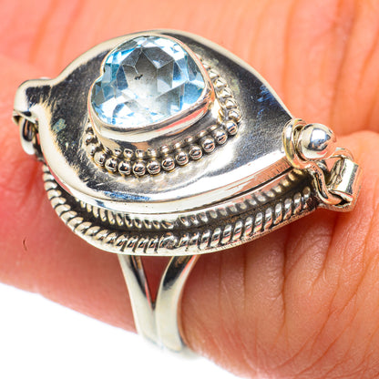 Blue Topaz Rings handcrafted by Ana Silver Co - RING65261