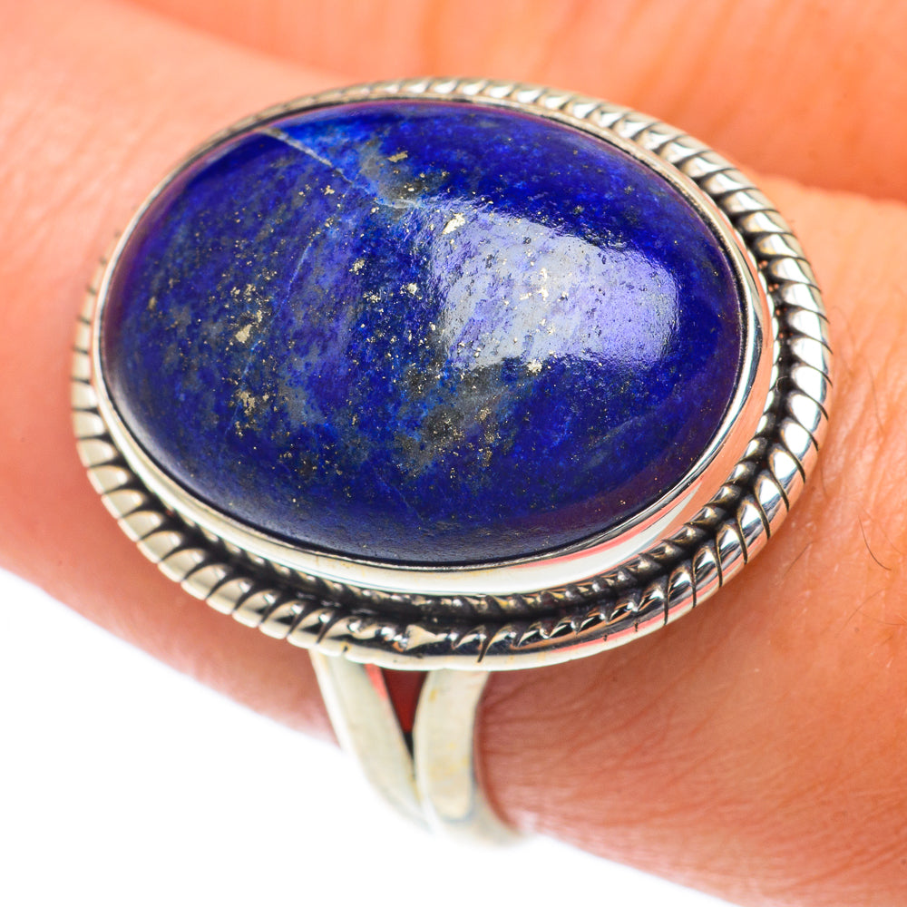 Lapis Lazuli Rings handcrafted by Ana Silver Co - RING65262